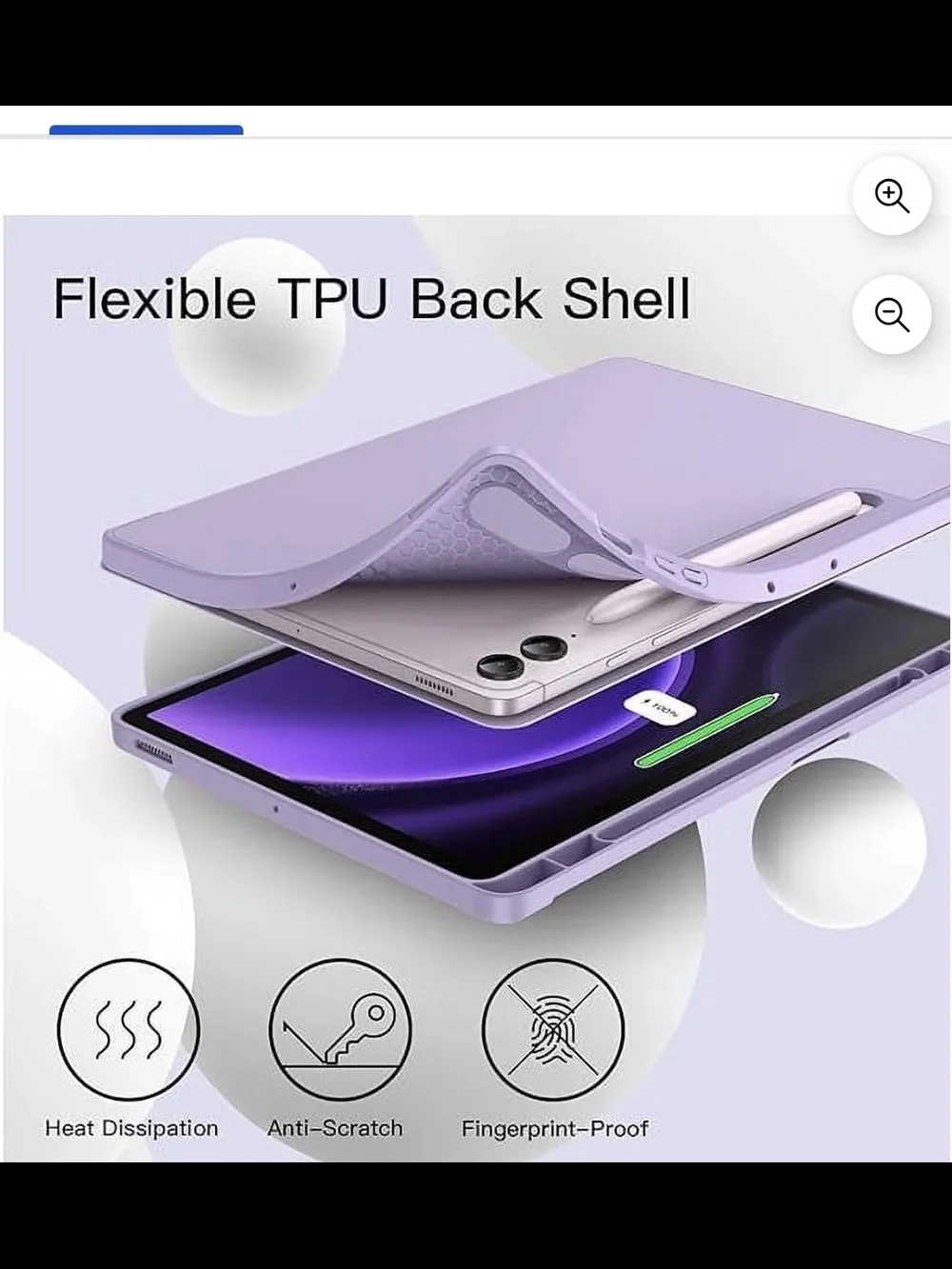 Case Samsung Galaxy Tab S9 FE+ 12.4-inch 2023 model.